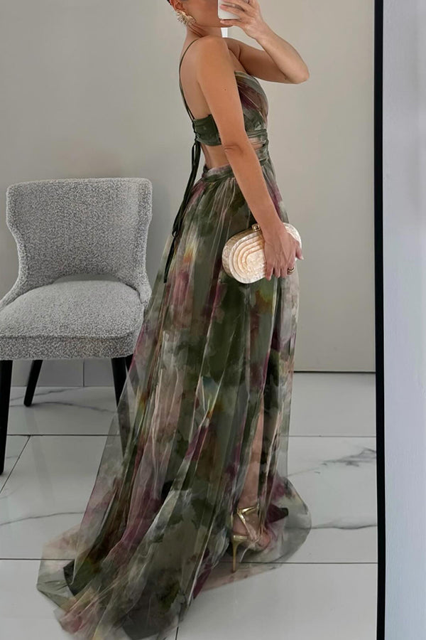 Elara- Floral Maxi Dress