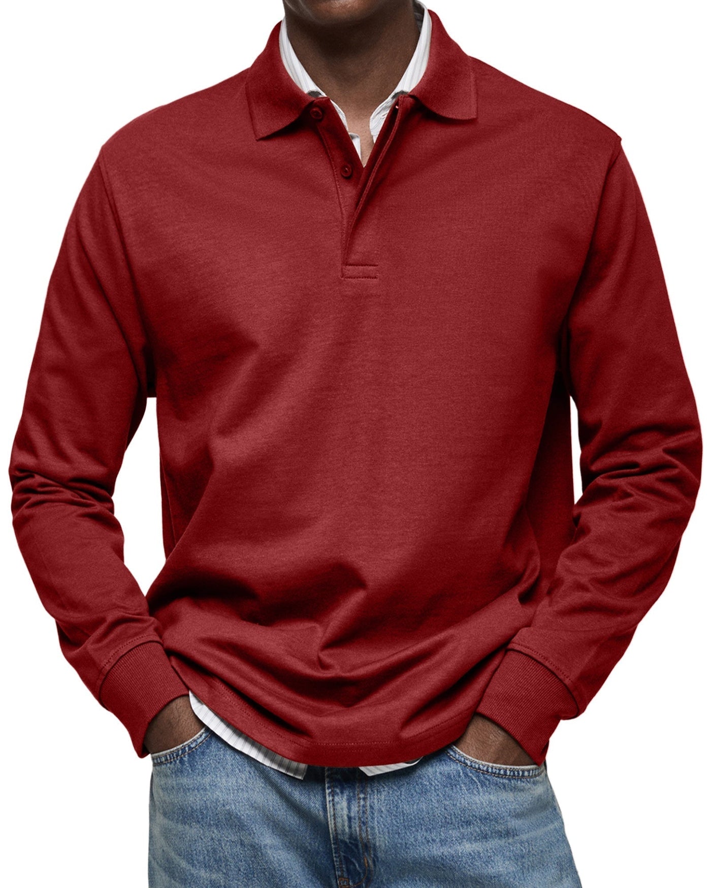 Alviero | Long-Sleeve Polo