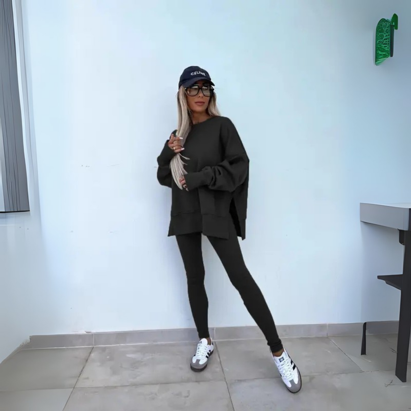 Yaci | Casual Long Sleeve Sweatshirt and Pants Set