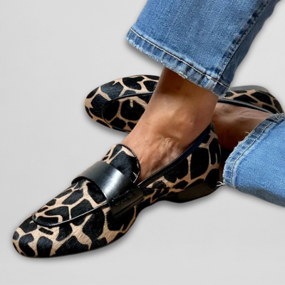 Livana | Animal Print Loafers
