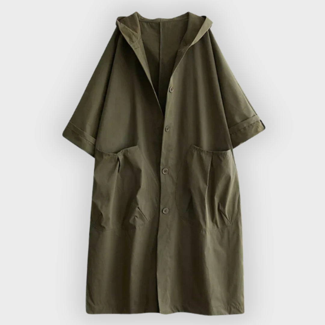Beatrice | Long Waterproof Trench Coat