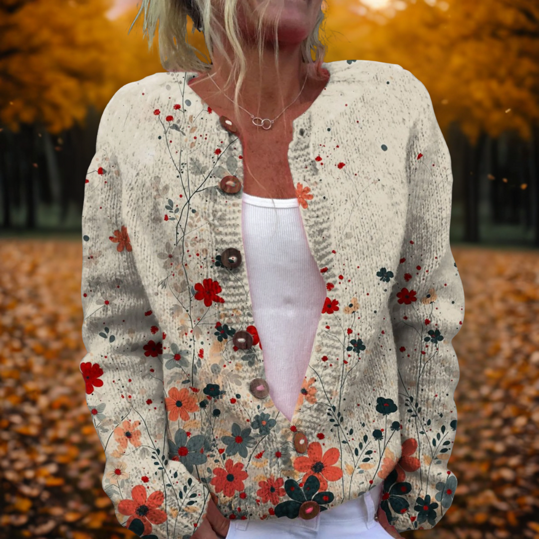 Floria | Autumn Floral Cardigan