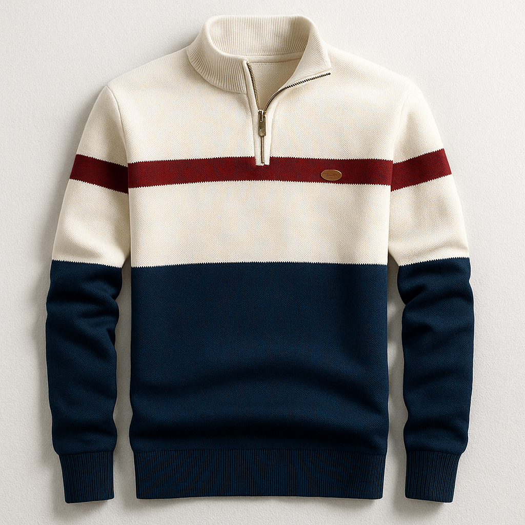 Elston | Sweater With Zipper