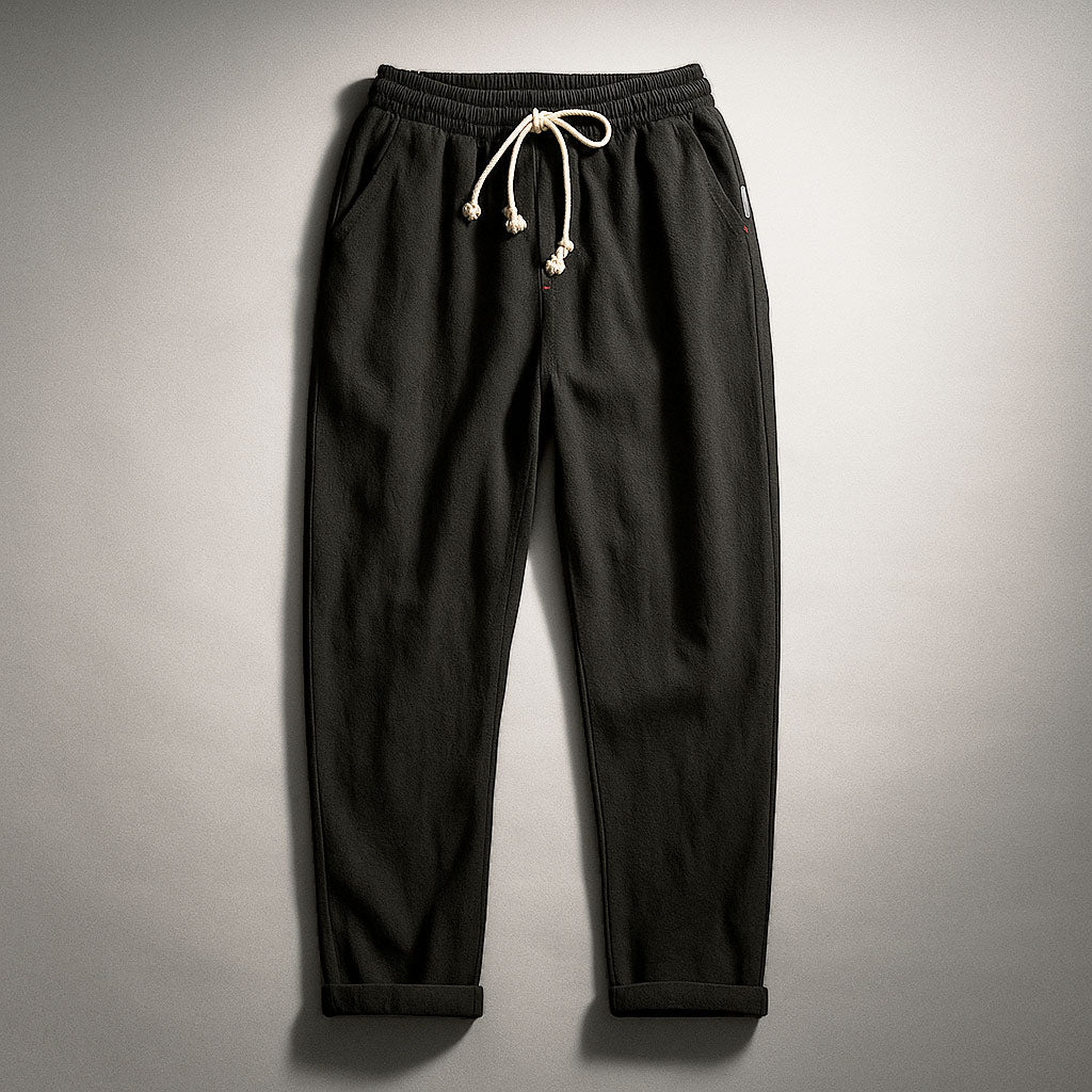 Celino | Cotton Drawstring Trousers