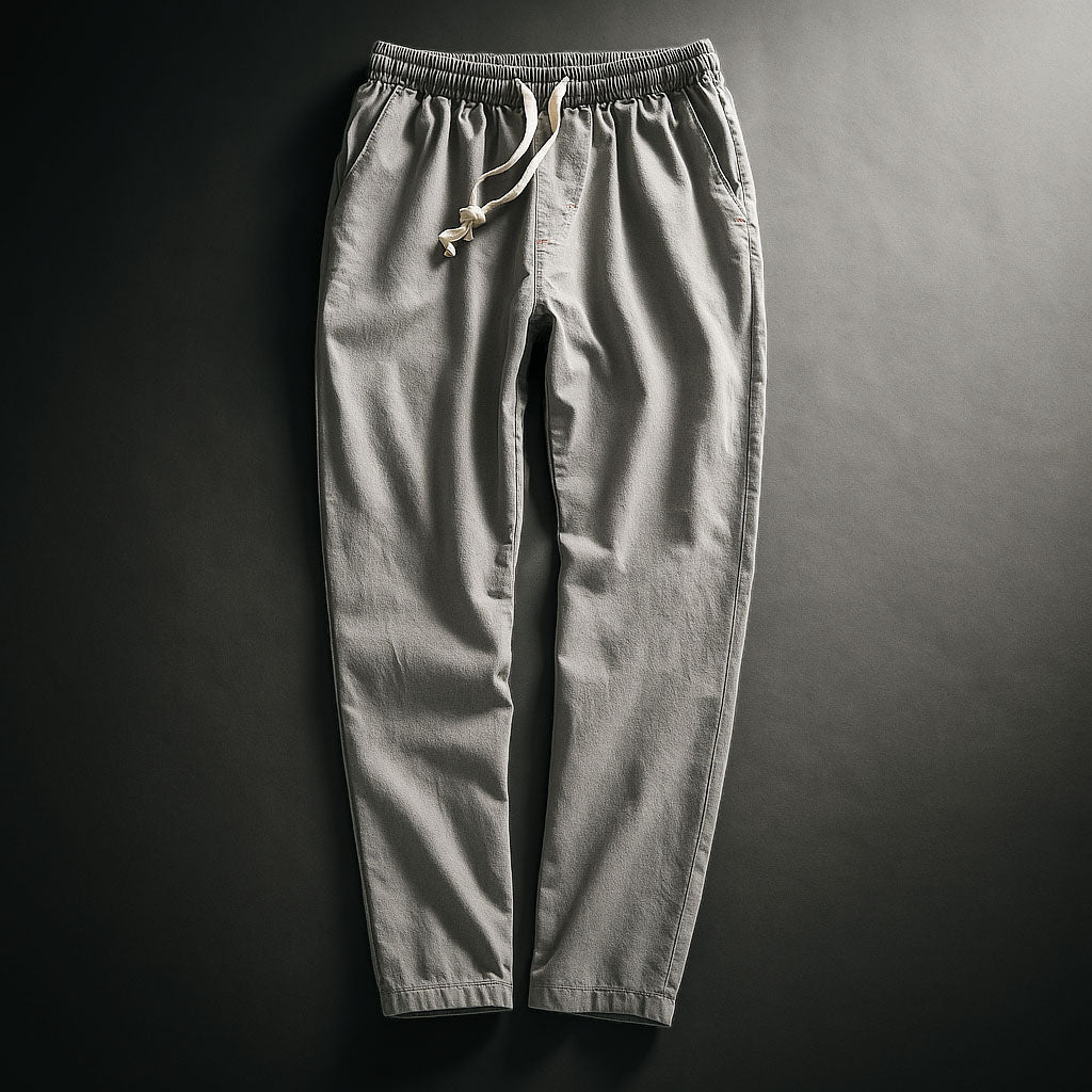 Celino | Cotton Drawstring Trousers