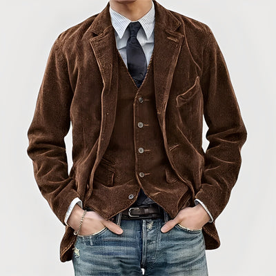 Darel Vintage Jacket & Waistcoat | Classic Style with Modern Edge
