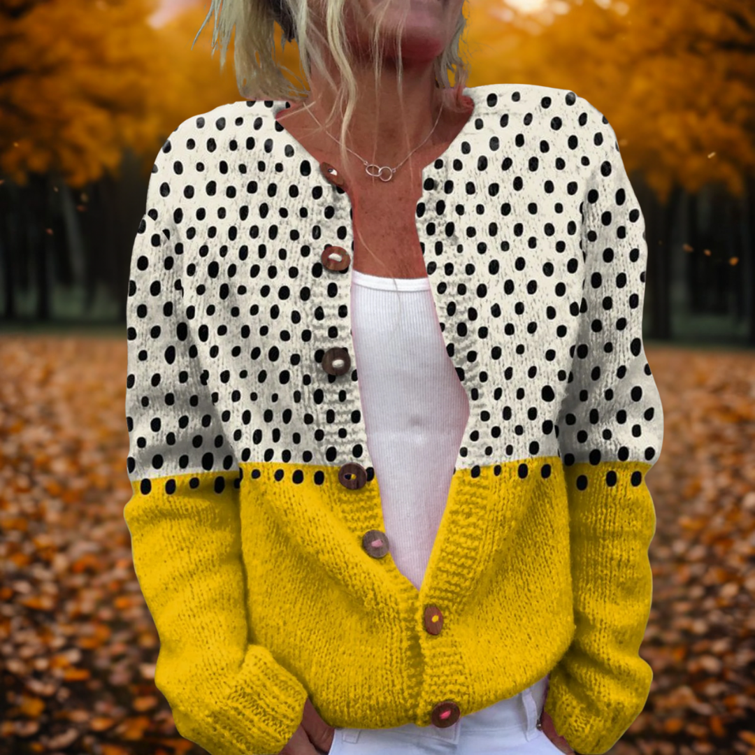 Celine | Polka Dot Cardigan