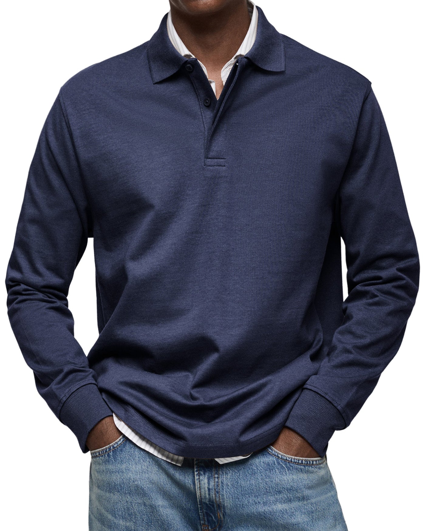 Alviero | Long-Sleeve Polo