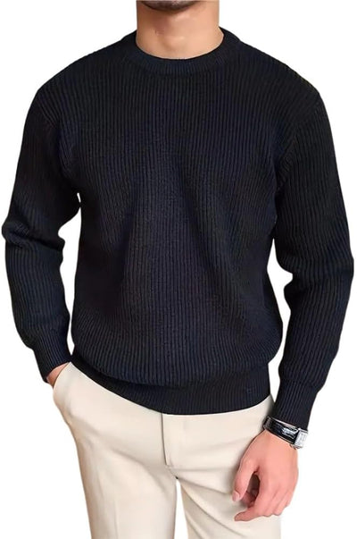 Ben | Premium Textured Shoulder Knit Jumper