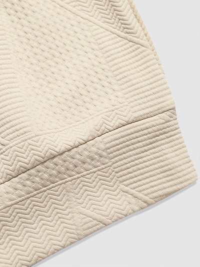 Eden | Men's Textured Vintage Jacquard Crewneck Sweatshirt