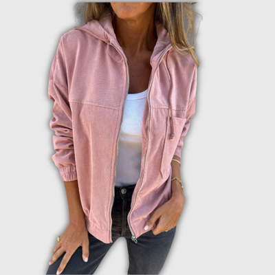 Elina | Timeless Corduroy Hoodie Jacket