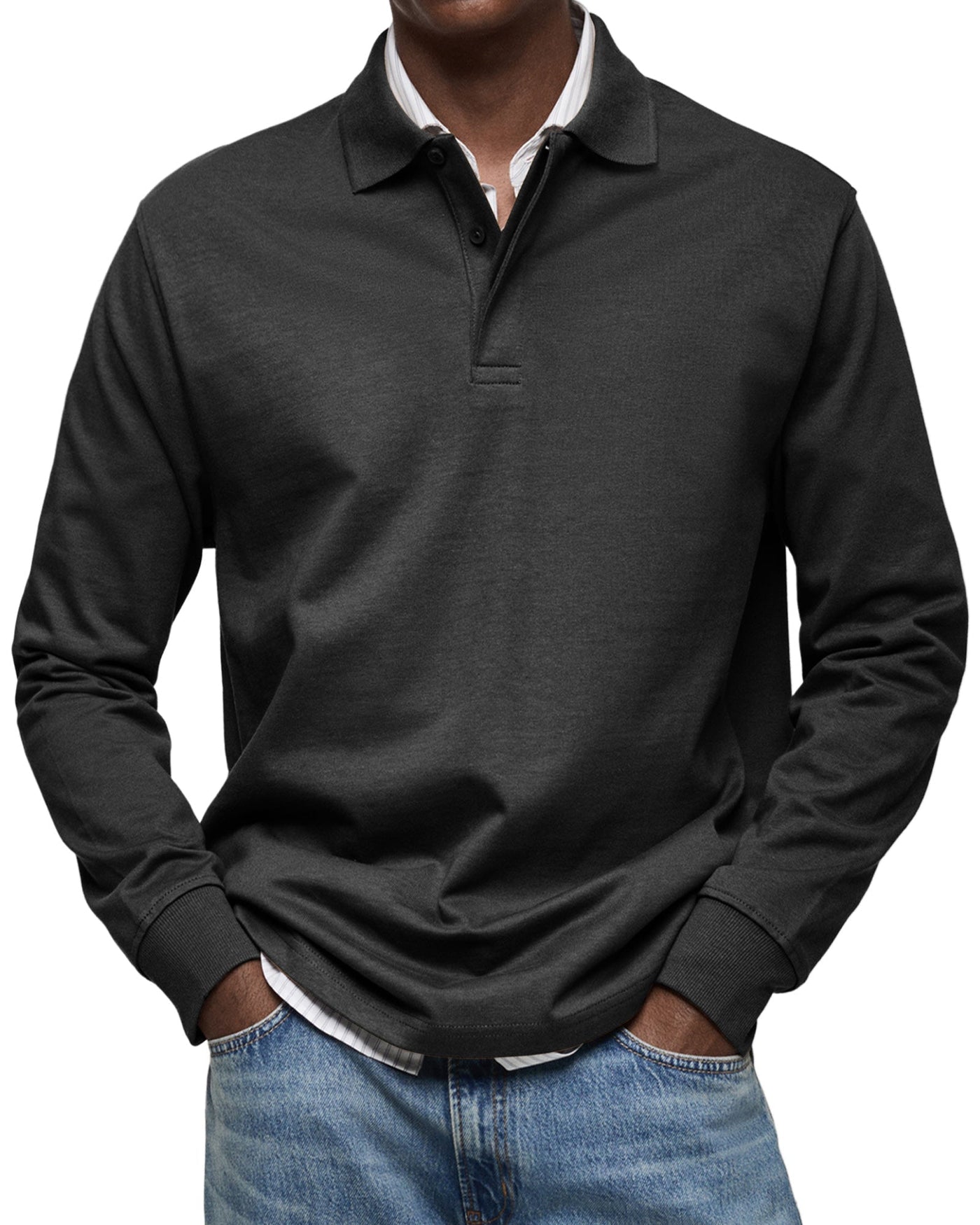 Alviero | Long-Sleeve Polo