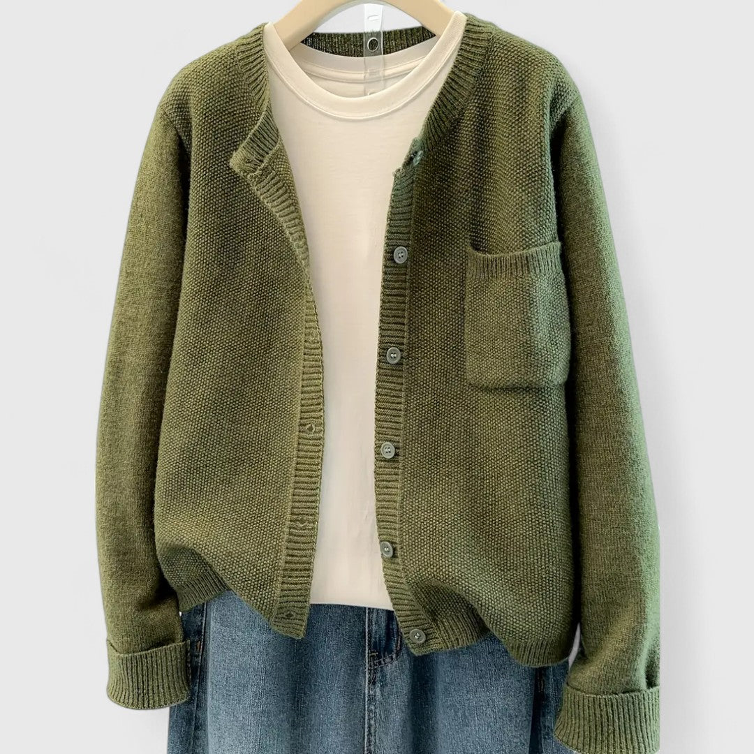 Elaine | Casual Button-Up Cardigan