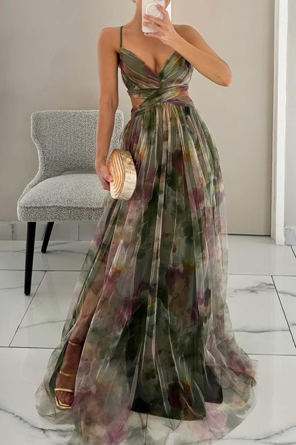 Elara- Floral Maxi Dress