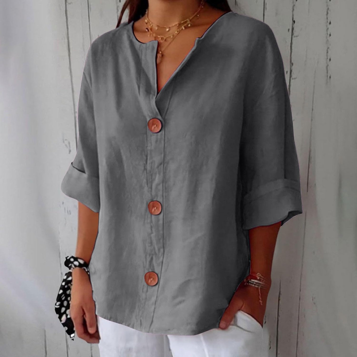 Elara | Relaxed Linen Shirt