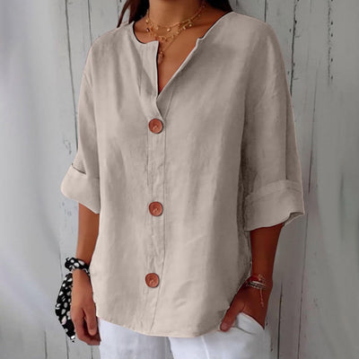 Elara | Relaxed Linen Shirt