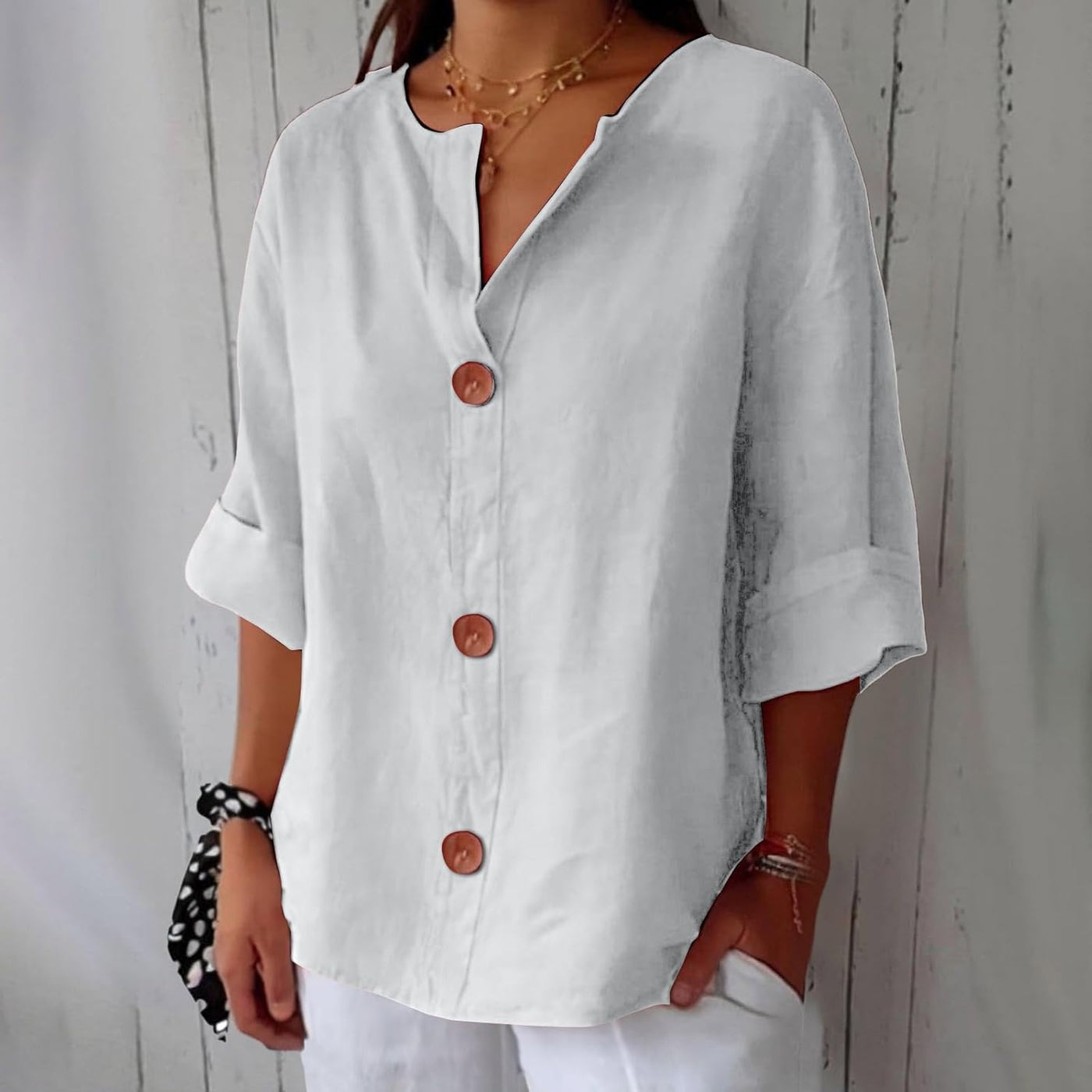 Elara | Relaxed Linen Shirt