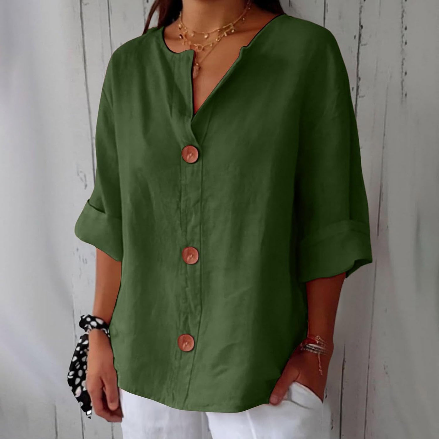 Elara | Relaxed Linen Shirt
