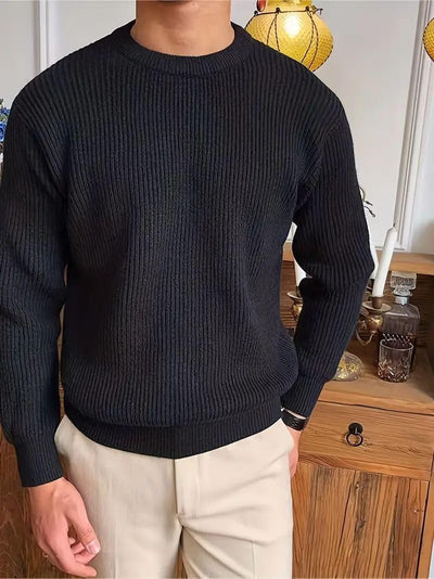 Ben | Premium Textured Shoulder Knit Jumper