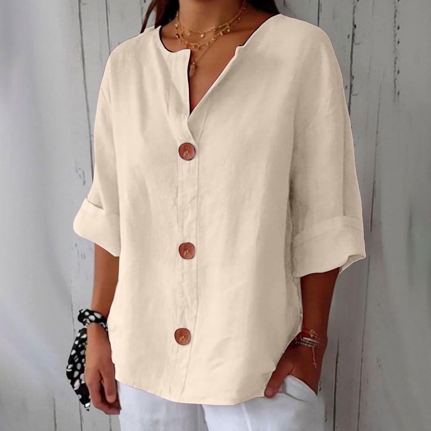 Elara | Relaxed Linen Shirt
