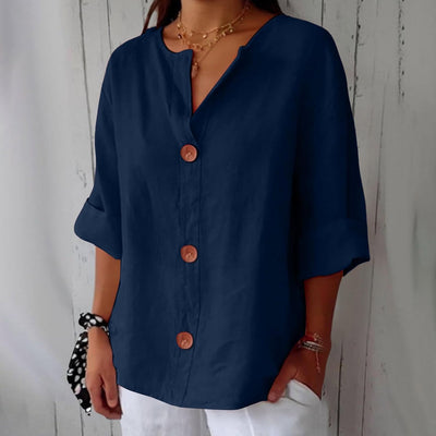 Elara | Relaxed Linen Shirt