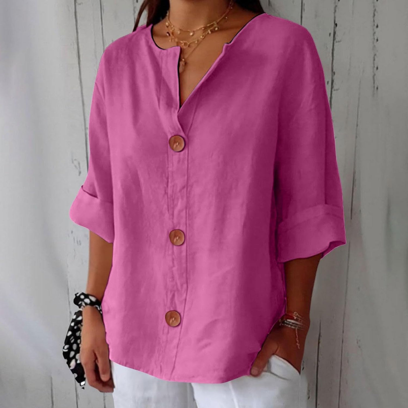 Elara | Relaxed Linen Shirt