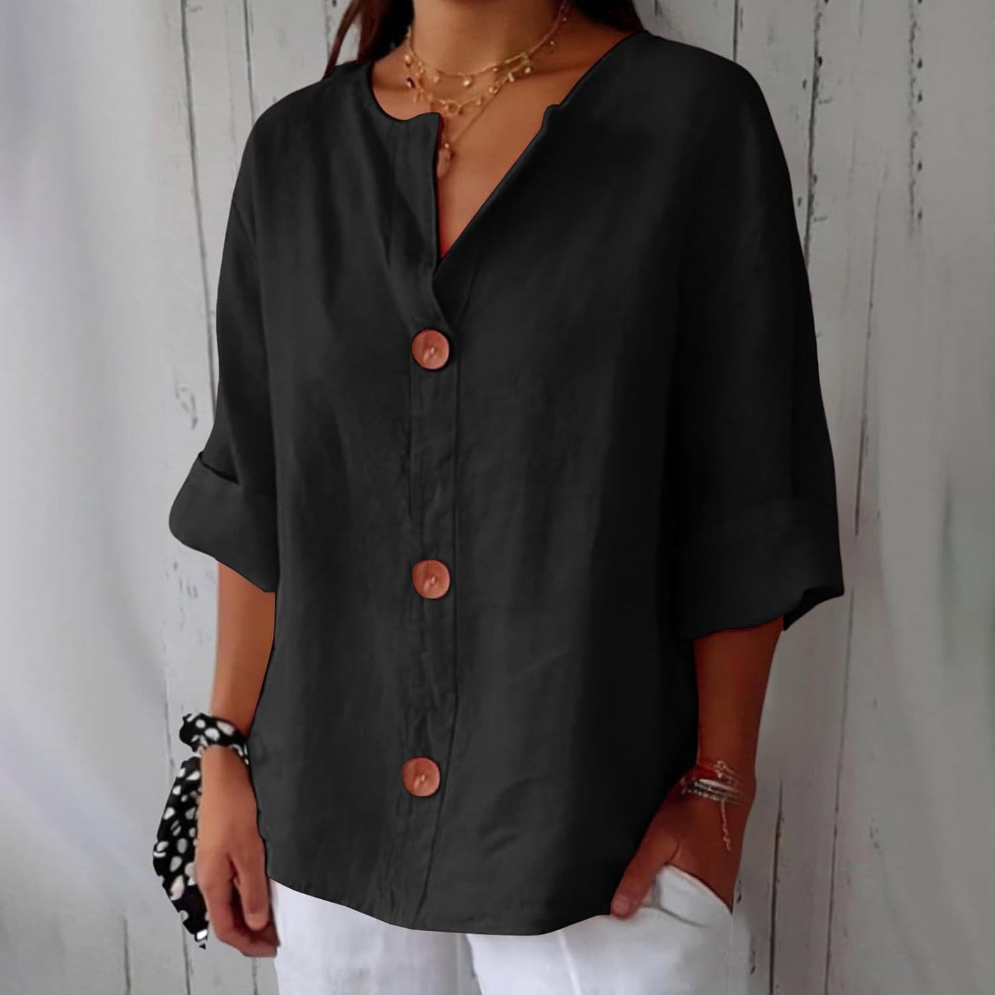 Elara | Relaxed Linen Shirt
