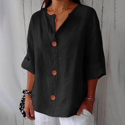 Elara | Relaxed Linen Shirt