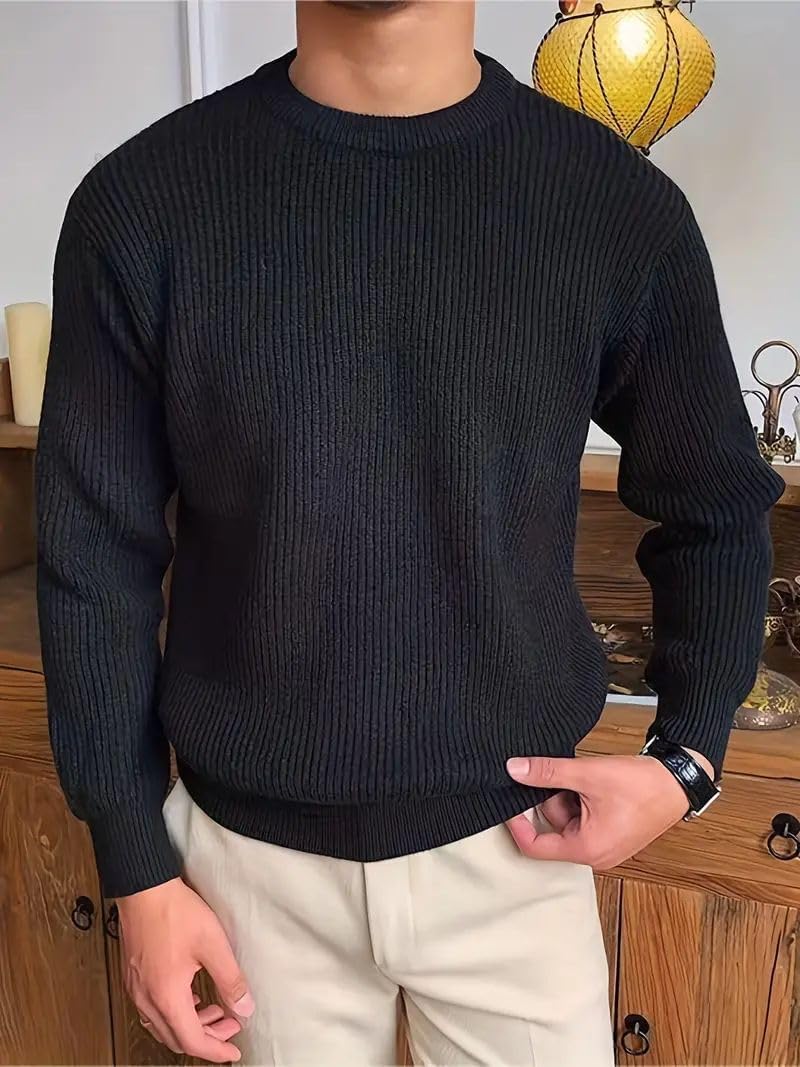 Ben | Premium Textured Shoulder Knit Jumper