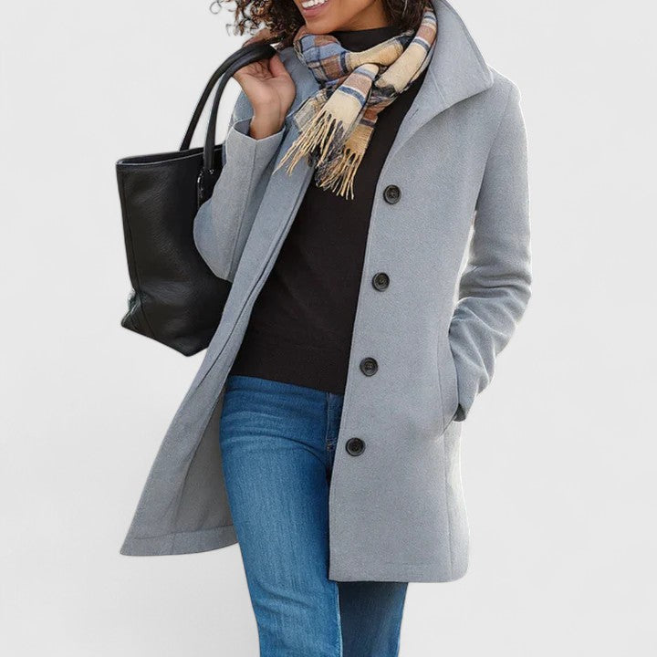 Claire | Classic Wool Blend Coat