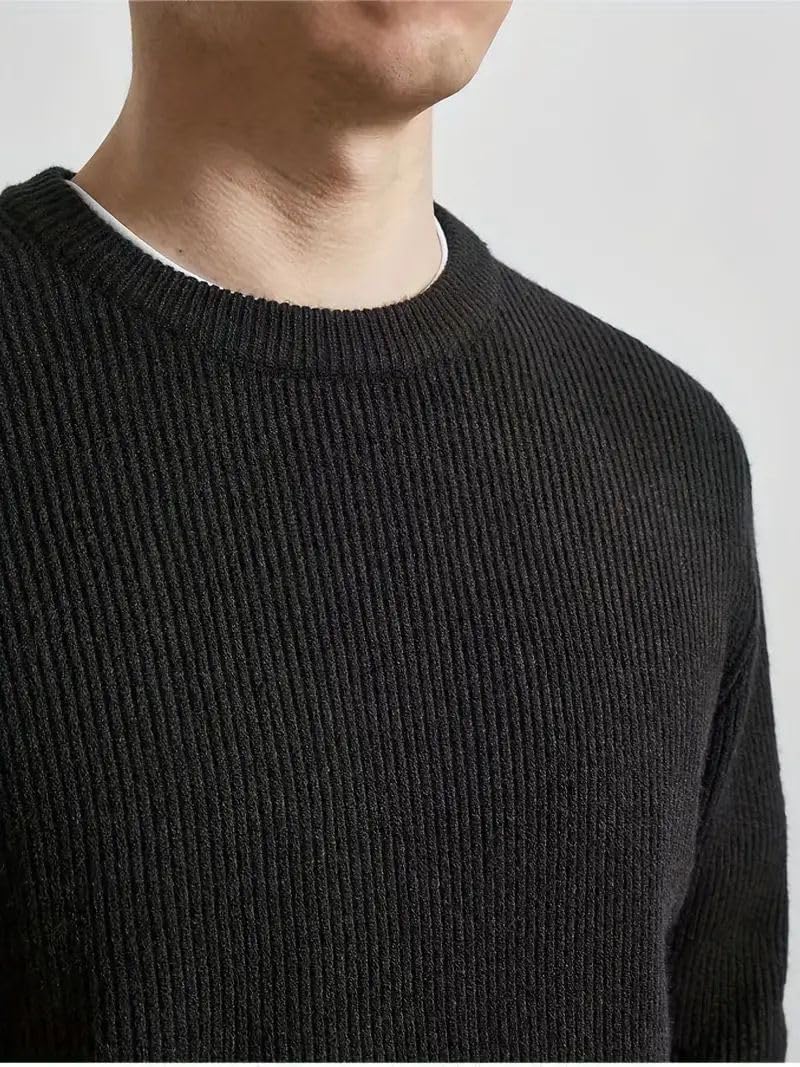 Ben | Premium Textured Shoulder Knit Jumper