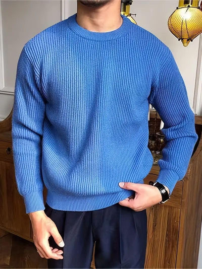 Ben | Premium Textured Shoulder Knit Jumper