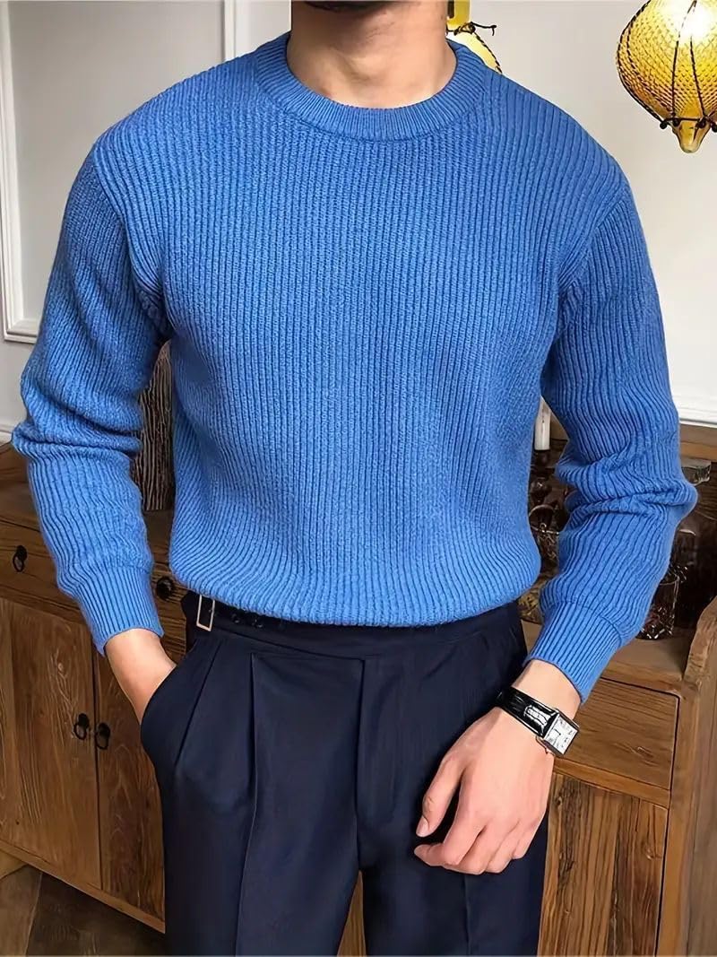 Ben | Premium Textured Shoulder Knit Jumper