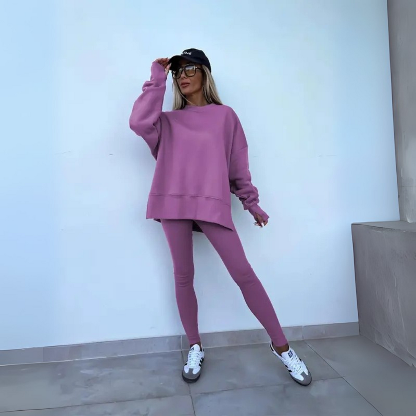 Yaci | Casual Long Sleeve Sweatshirt and Pants Set