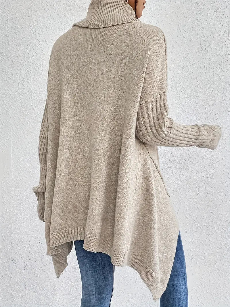 Laora | Casual Long Sleeve High Neck Sweater
