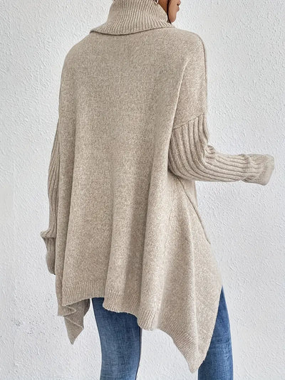 Laora | Casual Long Sleeve High Neck Sweater
