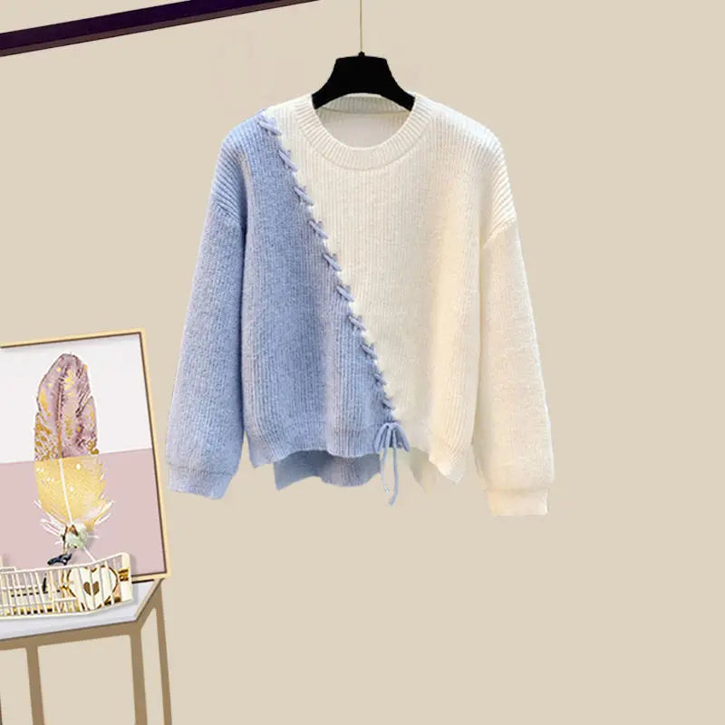 June | Knit Sweater & Skirt Set