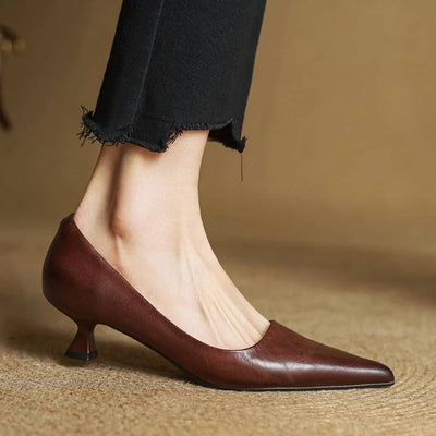 Mary | Court Shoes in Genuine Leather