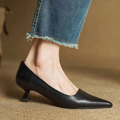 Mary | Court Shoes in Genuine Leather