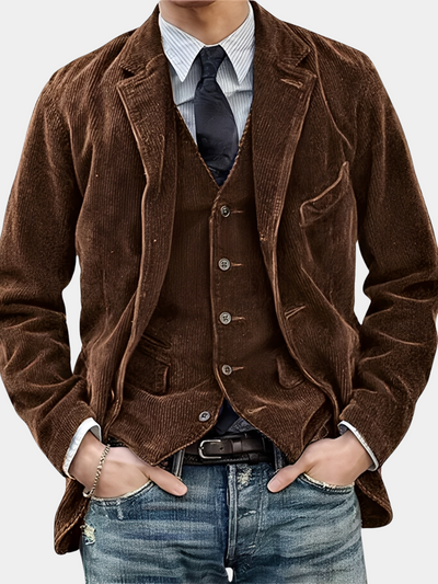 Darel Vintage Jacket & Waistcoat | Classic Style with Modern Edge