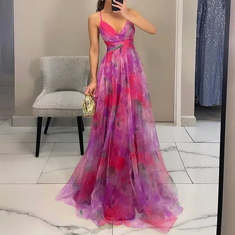 Elara- Floral Maxi Dress
