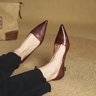 Mary | Court Shoes in Genuine Leather