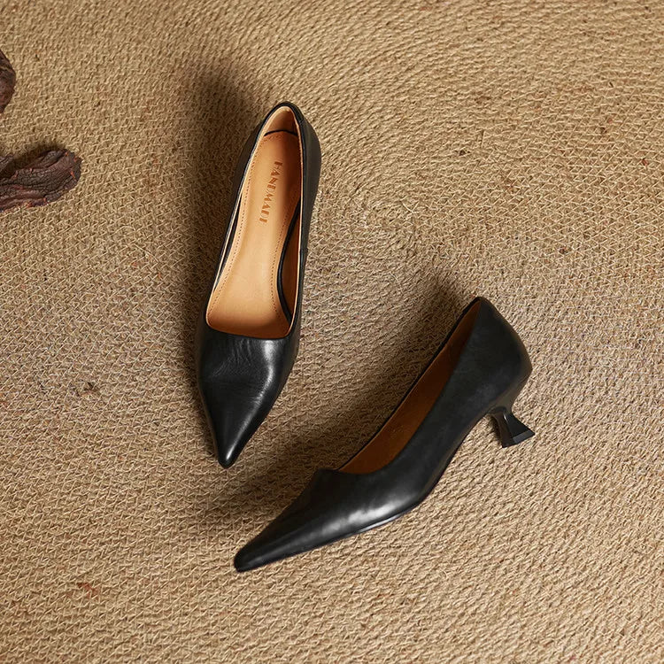 Mary | Court Shoes in Genuine Leather