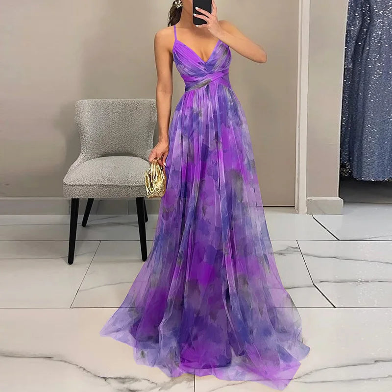 Elara- Floral Maxi Dress