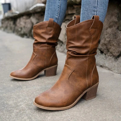 Theodosia | Leather Boots
