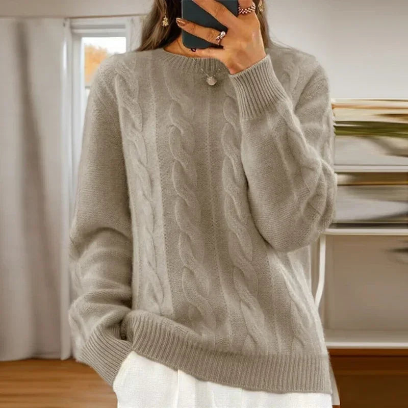 Janina | Elegant Knitted Sweater