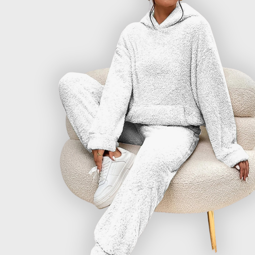 Helen | Ultra-Comfortable Teddy Loungewear Set