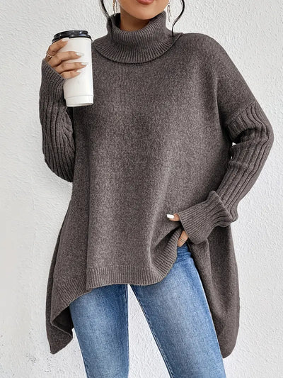 Laora | Casual Long Sleeve High Neck Sweater