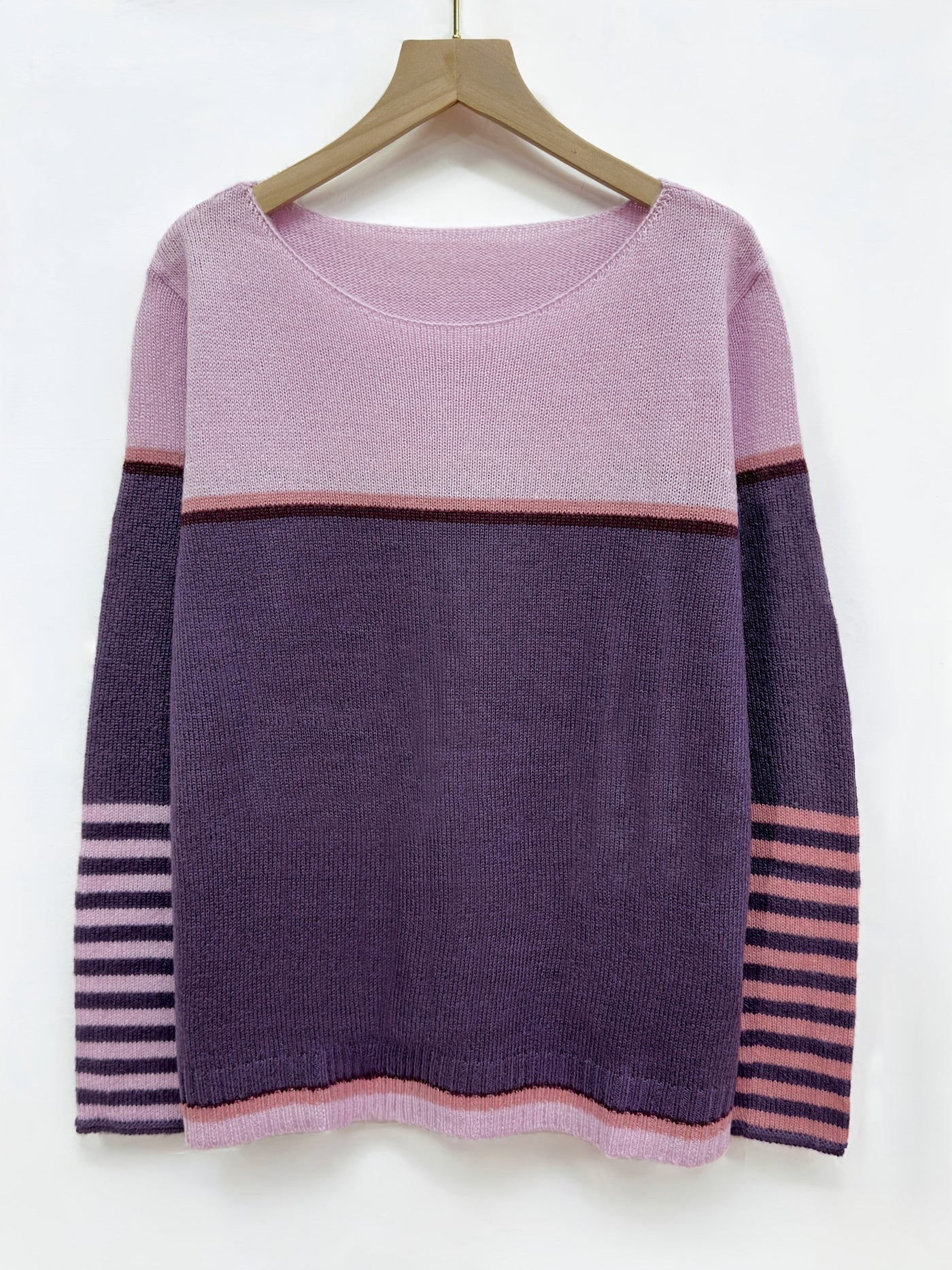 Katharina | Long Sleeve Striped Sweater
