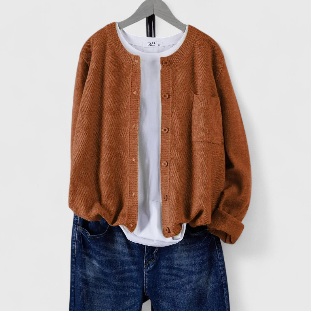 Elaine | Casual Button-Up Cardigan